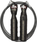 Rx Smart Gear Jump Rope - Black Ops Ergonomic Handles with Trans Black Cable Buff 3.4 | Jump Smart Weighted Speed Rope for Sports & Fitness, MMA, HIIT, Cardio Workout