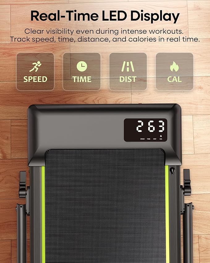 Walking Pad Treadmill with Incline and Handle Bar 3.0HP Under Desk Walking Treadmill with Adjustable Handlebar Compact Treadmill with Magnetic Remote Control for Home Office,300LBS Capacity