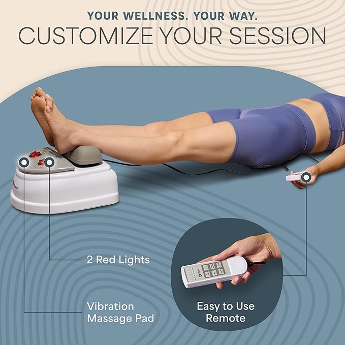 Lifepro Chi Machine - MediRipple Lymphatic Massager with Red Light Therapy, 12-Speed Swing Exercise Machine for Passive Aerobic Fitness, Blood Circulation, Stress Relief & Recover