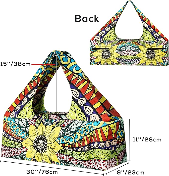 Yoga Mat Bag - Large Yoga Bag with Yoga Mat Strap, Zipper and Pockets - Yoga Bags and Carriers Fits All Your Stuff - Personalized Yoga Mat Bags for Women Fits Most Size Mats