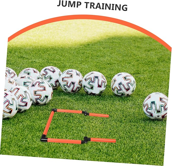 Happyyami Agility Hurdles for Soccer Training Speed and Jump Training Equipment for Athletes Versatile Fitness for Youth and Adults for Basketball and Track Workouts