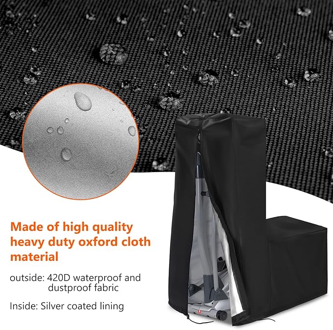 COSHNIBI Elliptical Cover, Waterproof & Dustproof Elliptical Exercise Machine Cover for Indoor and Outdoor