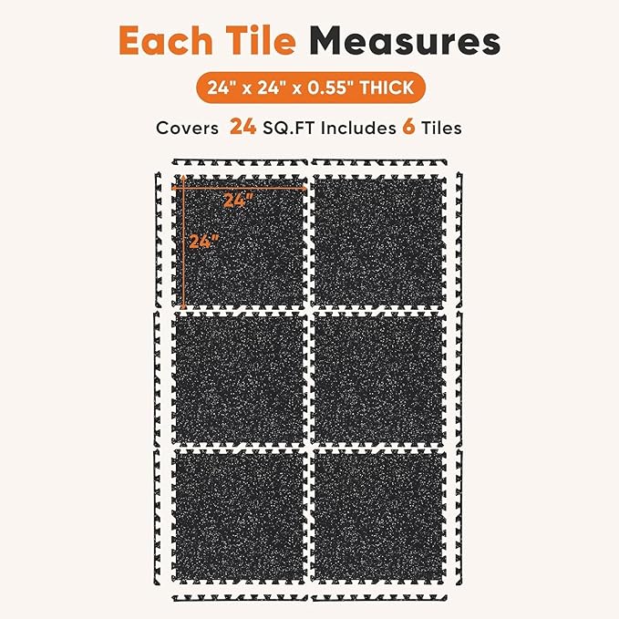 Sweetcrispy Interlocking Foam Floor Tiles