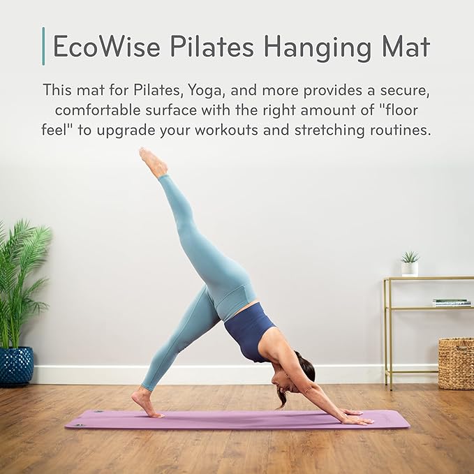 Balanced Body EcoWise Pilates Mat, Yoga and Pilates Equipment for Floor Exercise, Yoga and Pilates Mat for Home Gym or Studio Use