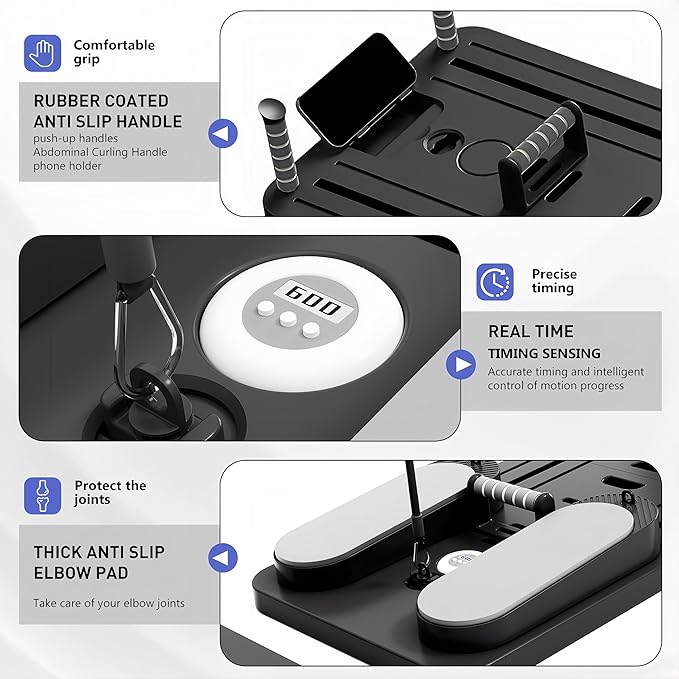 Pilates Board-Pilates Reformer Board,Multi-Purpose Portable Pilates Reformer Machine Home Pilates Kit for Home Workout,Fitness, Exercise,Abs,Core Equipment