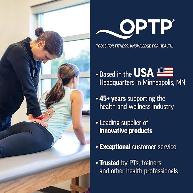 OPTP CobbleFoam Uneven-Surface Balance Trainer - Versatile Balance Board Training System Developed by a Physical Therapist for Injury, Surgery, Rehabilitation, and Sports Training