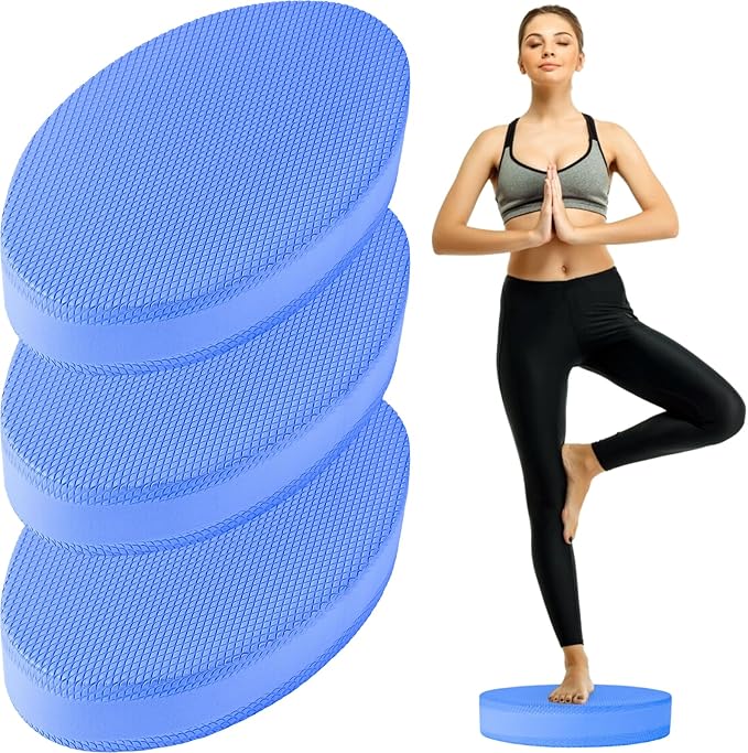3PCS Foam Balance Pad, Cushion for Physical Therapy and Rehabilitation, Trainer Foam for Exercise, Workouts, Yoga, Pilates, Balance Training Pads
