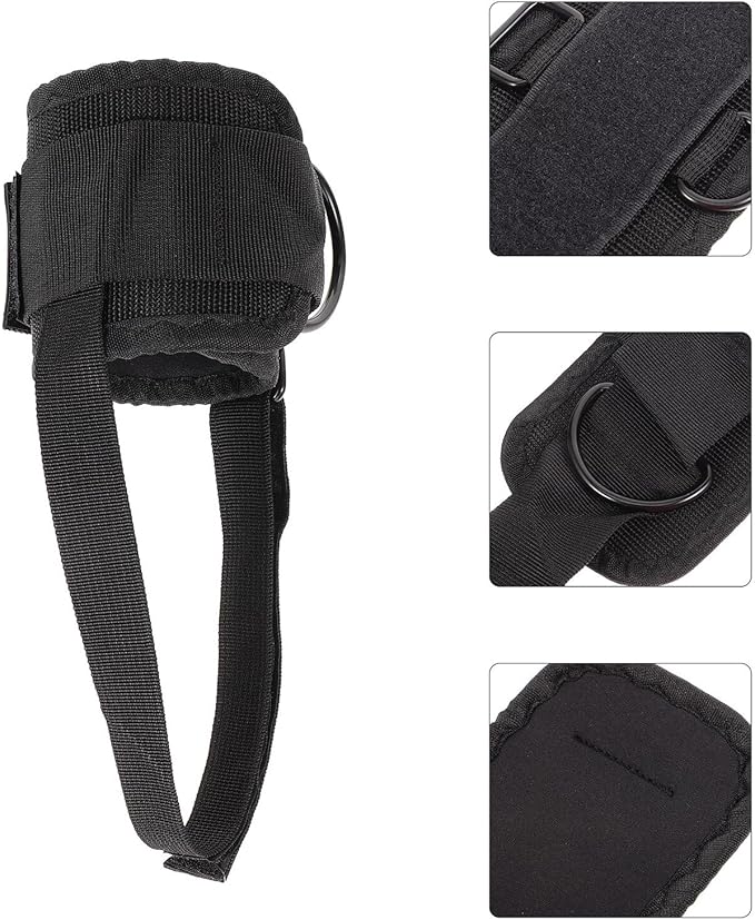 UPKOCH Adjustable Fitness Ankle Strap Cable Machine Attachment 360° Rotatable Ankle Bind Cuff for Strength Training Gym Exercise Equipment
