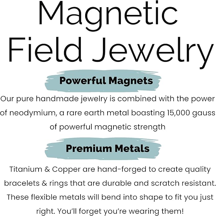 The Original Pure Copper Ultra Strength Magnetic Field Ring for Men & Women | Magnetic Therapy Ring
