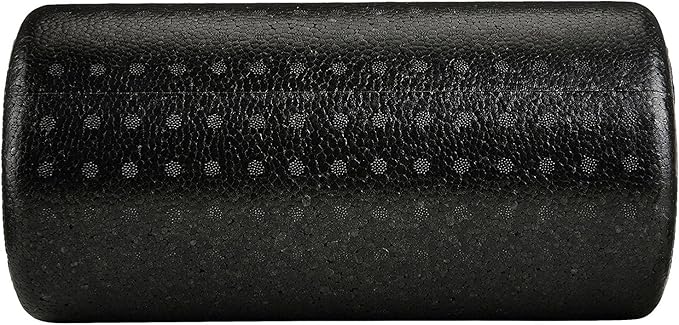 Signature Fitness High-Density Round Foam Roller for Exercise, Massage, Muscle Recovery, Multiple Sizes