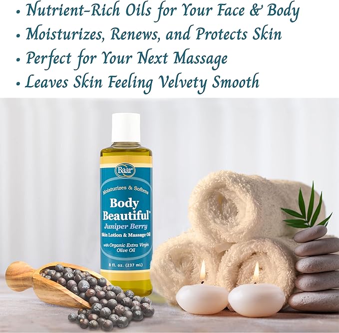 Body Beautiful with Juniper Berry Massage Oil