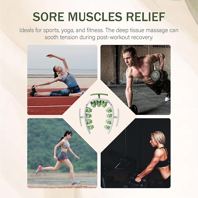 Cellulite Manual Massager - Lymphatic Drainage Massager with Detachable Handles - Reduce Cellulite and Stretch Marks on Legs and Body