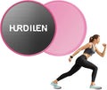 Core Sliders, Exercise Gliding Discs Dual Sided Use on Carpet and Hardwood Floors, Lightweight and Perfect Fitness Apparatus for Training Abdominal Core Strength