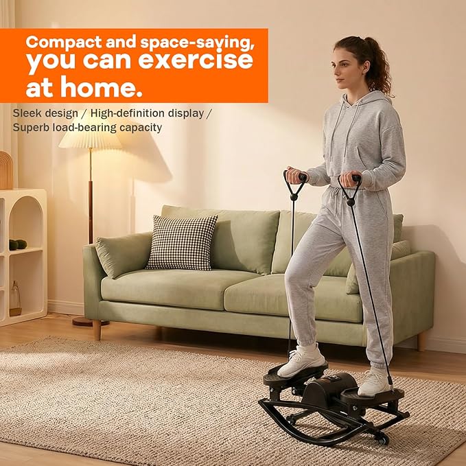 Rock Stepper,Portable Rocking Stepper Machine, Home Fitness Equipment,Built-in Counter,Protects Knees and Joints, Weight Capacity: 330 lbsLightweight and Compact, Apartments