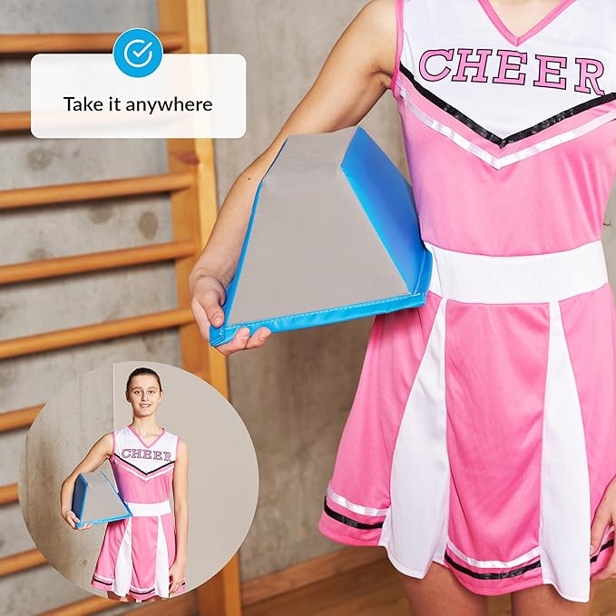 Stunt Trainer Stand for Cheerleading | Portable Cheer Balance Trainer | Stunting Flyer Practice Platform | Lightweight Gymnastics Balance Block | Cheerleading Equipment for Safe Skill Training