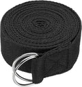 Yoga Strap for Stretching, Athletic Stretch Band with Adjustable Metal D Ring Buckle Yoga Bands
