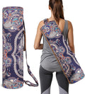 Yoga Mat Bag Full-Zipper Yoga Mat Carrier with Extra Wide Adjustable Strap 2 Multi-Functional Storage Cargo Pocket Stylish & Functional Yoga Bag Pilates Bag for Women & Men