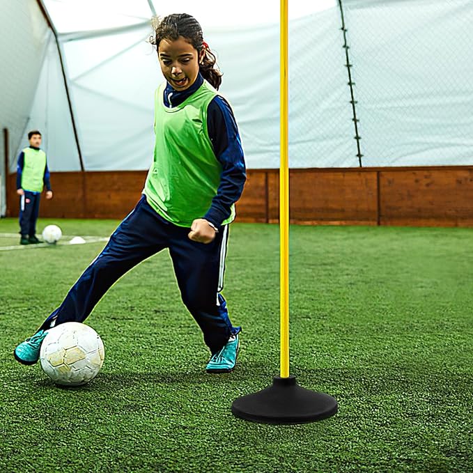 Agility Pole Rubber Base for Soccer and Basketball Training - 1Kg Heavy Duty Stability Base for Enhanced Agility Training Equipment