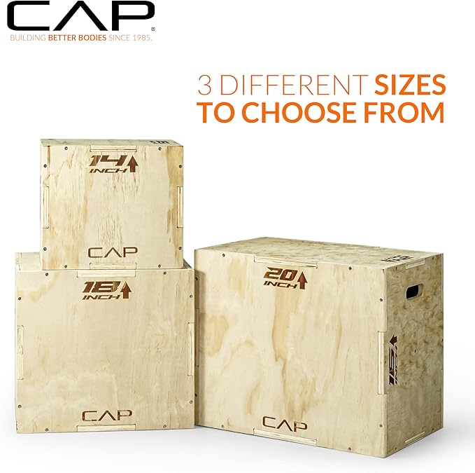 CAP Barbell 3-in-1 Plyometric Box | Multiple Styles and Sizes
