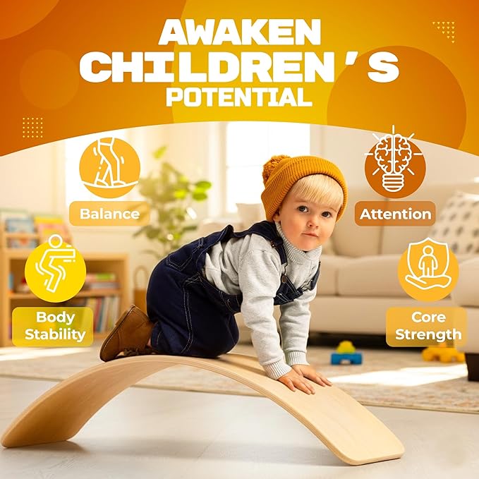 wobble board for kids | slack board | exercise equipment | balance board for adults | toddler toys | kids outdoor toys | stretching equipment | montessori toys