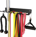 Multi-Purpose Gym Storage Rack Resistance Bands Hook Home Gym Accessories Storage Fitness Bands Rack Heavy Duty Rack for Resistance Bands, Straps, Jump Ropes, Foam Rollers, Chains