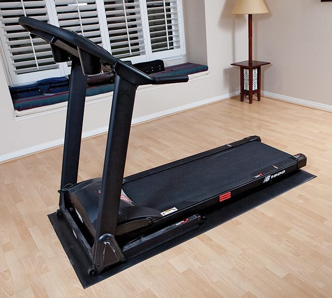 Marcy Fitness Equipment Mat and Floor Protector Compatible for Treadmills, Elliptical, Exercise Bikes, Stationary Cycles and Accessories