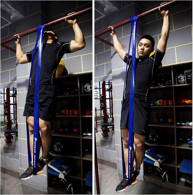 KYLIN SPORT Resistance Band Assisted Pull Up Bands Training Yoga Pilates Elastic Loop Stretch for Cross Workout Gymnastics Power-Lifting