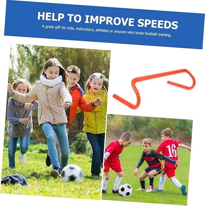 High Agility Training Hurdles Portable Speed Hurdle for Indoor Outdoor Football Soccer Practice Enhances Jumping and Pedaling Skills for Youth Sports