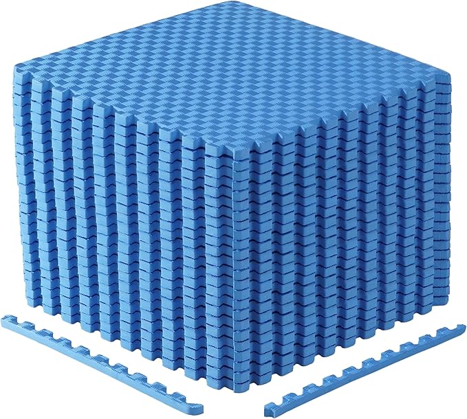 CAP Puzzle Exercise Mats | 3/4” Thick EVA Interlocking Foam Tiles for Home Gym Flooring | Multiple Options