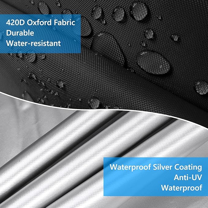 Elliptical Cover Elliptical Exercise Machine Cover for Indoor & Outdoor Home Elliptical Fitness Machine Protective Cover Waterproof & Dustproof Black