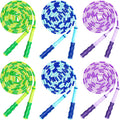 Jump Rope for Kids Girls and Boys, Soft Beaded Jump Ropes, Adjustable Skipping Rope, Tangle-Free Segmented Rope for Kid and Women Men Adults Exercise, Keeping Fit, Training - 9.2Ft