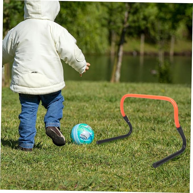 Agility Hurdles Adjustable Height PVC Training Hurdles for Football Practice Durable and Convenient Agility Equipment for Speed Drills for Young Athletes