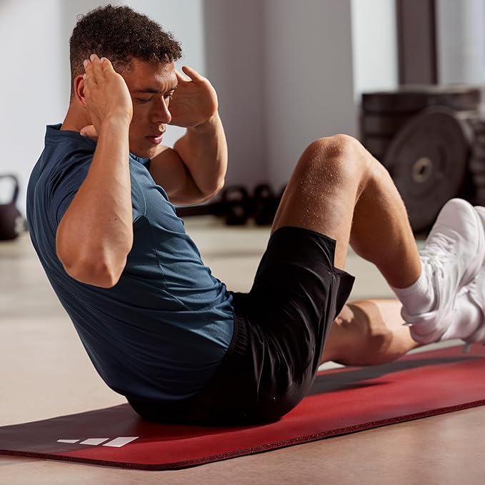 adidas Fitness Mat - Lightweight - Non Slip Yoga Mat, 7mm or 10mm