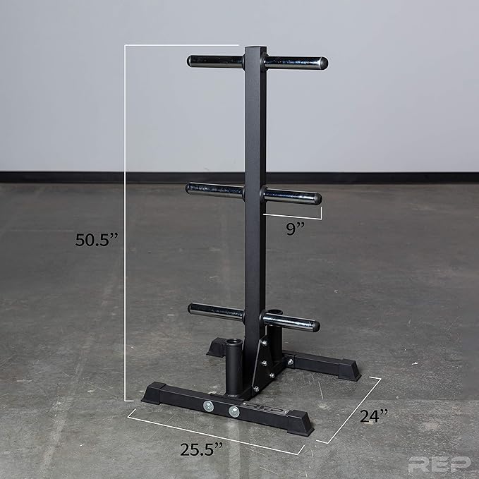 Rep Olympic Bumper Plate and Bar Holder