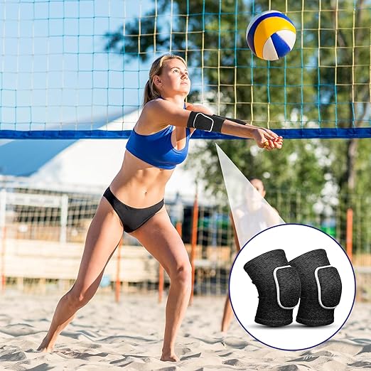 Compression Elbow Pads Arm Brace,Support Fitness Arm Protector Badminton Basketball Breathable Sleeve Wrap Soft Support Cushion for Men and Women(Black with white edges,S)