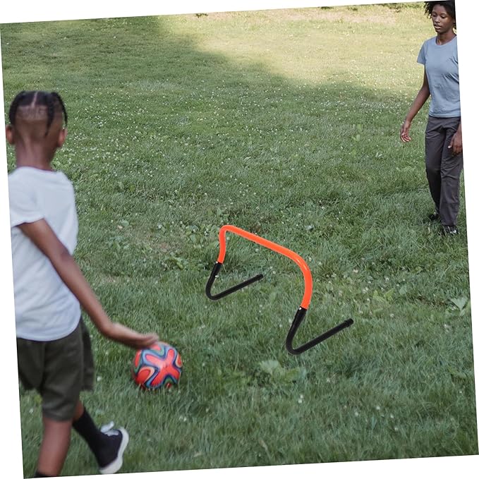 Plastic Agility Hurdles for Soccer Training Wear-Resistant Speed Hurdles for Boys and Girls Design for Convenient Practice Coordination and Strength