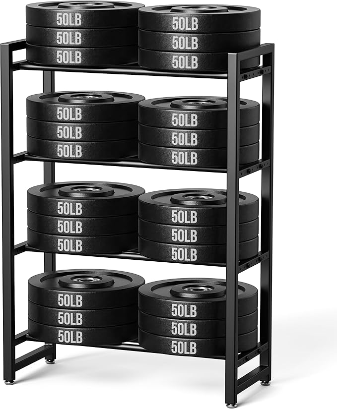 1100 lb | 4 Tier，390 lb | 3 Tier Dumbbell Rack, Weight Rack for Home Gym