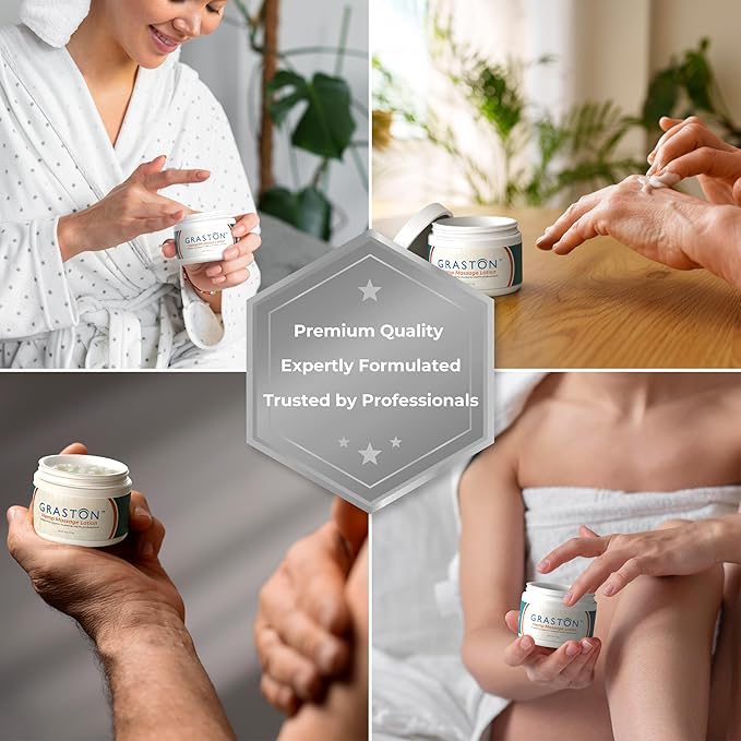 Graston Hemp Massage Cream 4oz – Hydrating Hemp Cream for Relaxation & Soft Skin - Pack of 1