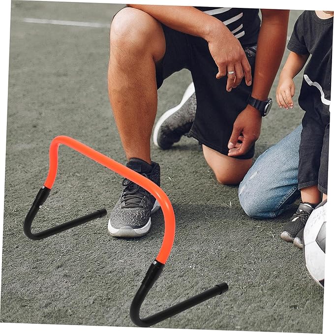 Agility Hurdles Adjustable Height PVC Training Hurdles for Football Practice Durable and Convenient Agility Equipment for Speed Drills for Young Athletes