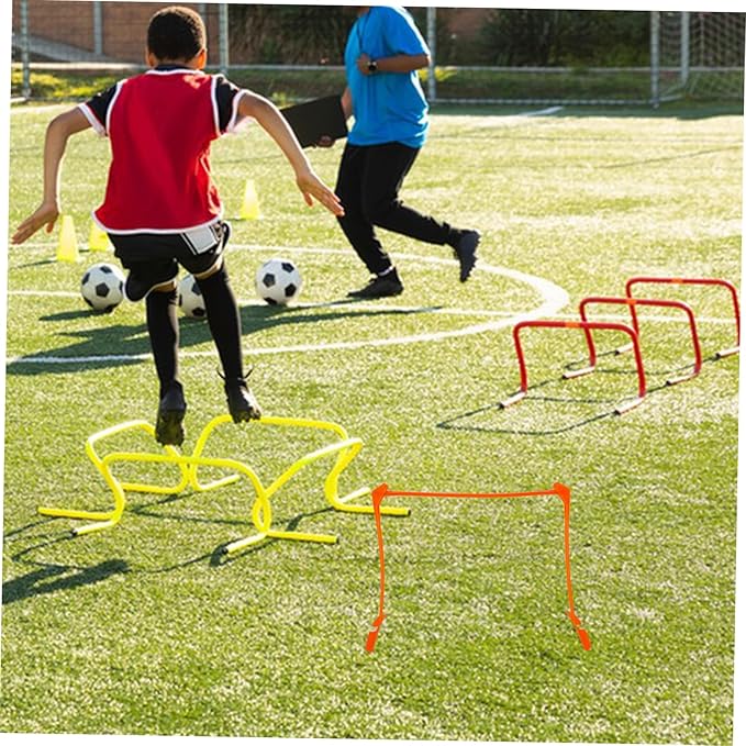 Milisten Professional Track Hurdles Plastic Speeds Hurdles for Agility Training Boys and Girls Foot Coordination