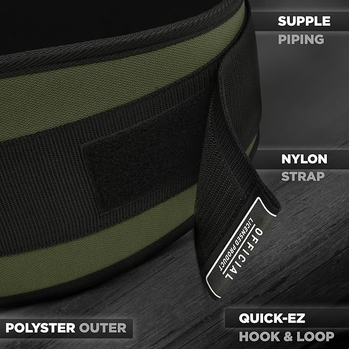 RDX Weight Lifting Belt AUTO LOCK, 6.5” Padded Back Support, Men Women Gym Fitness Strength Training, Bodybuilding Powerlifting Weightlifting Workout, Deadlift Squat, Pro Exercise Equipment