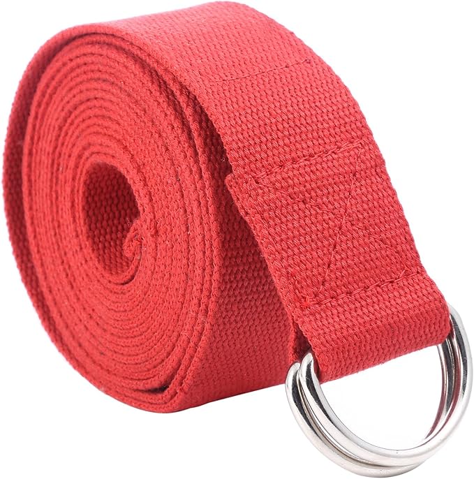 Gelante Fitness Exercise Yoga Strap - Durable Cotton 10 Feet Long