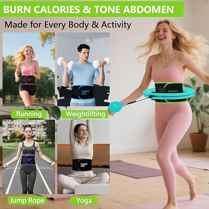 Waist Trimmer Belt – One Size 52″ Fits All Women & Men, Premium Neoprene Sweat Waist Trainer for Workout & Fitness
