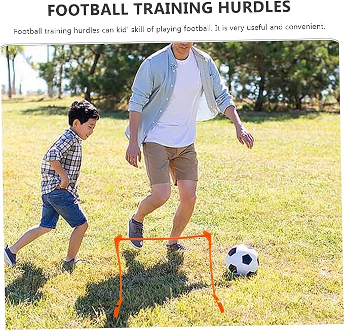 BESPORTBLE Plastic Speed Hurdles for Training 3-Setting Agility Hurdle Set for Soccer and Football Practice