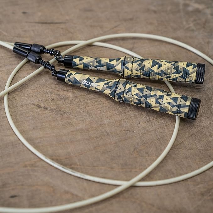 Velites - Earth 2.0 Jump Rope - Official CrossFit® Games Rope - Professional Aluminum Speed Rope for Double Unders, Fitness & Boxing - Includes 4mm Cable & Carrying Bag -