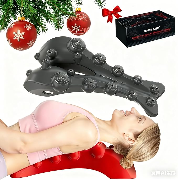 Trapezius Trigger Point Massager, Occipital Release Tool, Cervipoint Trigger Point Massager Silicone, Relieve Pain in The Diamond Shaped Muscles of The Neck and Upper Back (Gray)
