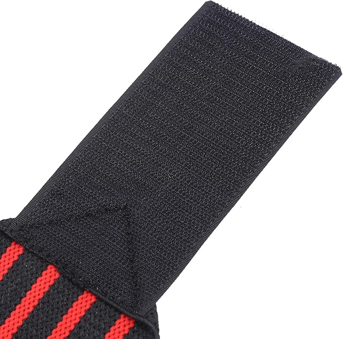 Alomejor Fitness Manual Manure Bracket High Performance Joint Wrap Adjustable Compression Joint Guard 1pair Ideal for Weightlifers, Heavy Lifting High Starch Nylon