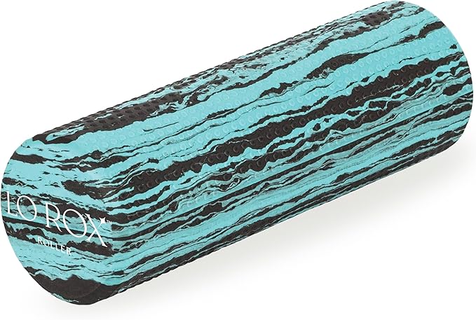 OPTP Lo Rox Travel-Size Foam Roller for Physical Therapy, Pilates, Exercise, and Self-Massage, by Fascia and Alignment Expert Lauren Roxburgh – Moderate Density