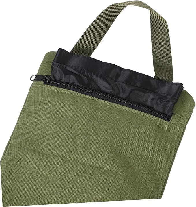 Empty Canvas Weight Training Sandbag for Yoga Fitness Portable Zippered Design for Easy Refilling for Leg Sculpting and Weightlifting Durable Easy to Clean