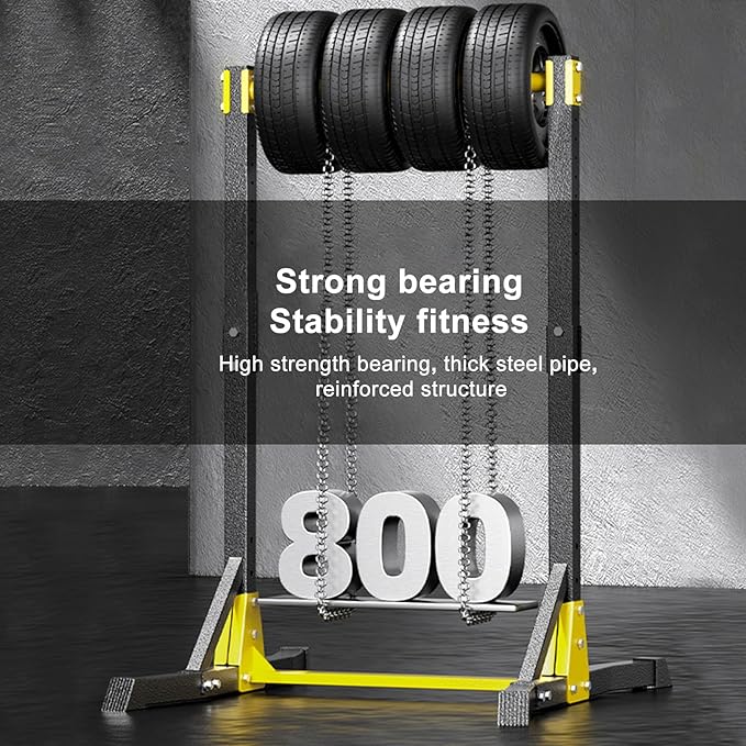 Pull Up Bar Free Standing, 800lbs Metal Pull Up Tower with 63~84inch 11 Gears Height Adjustment, Pull Up Station for Outdoor Home Gym Strength Training